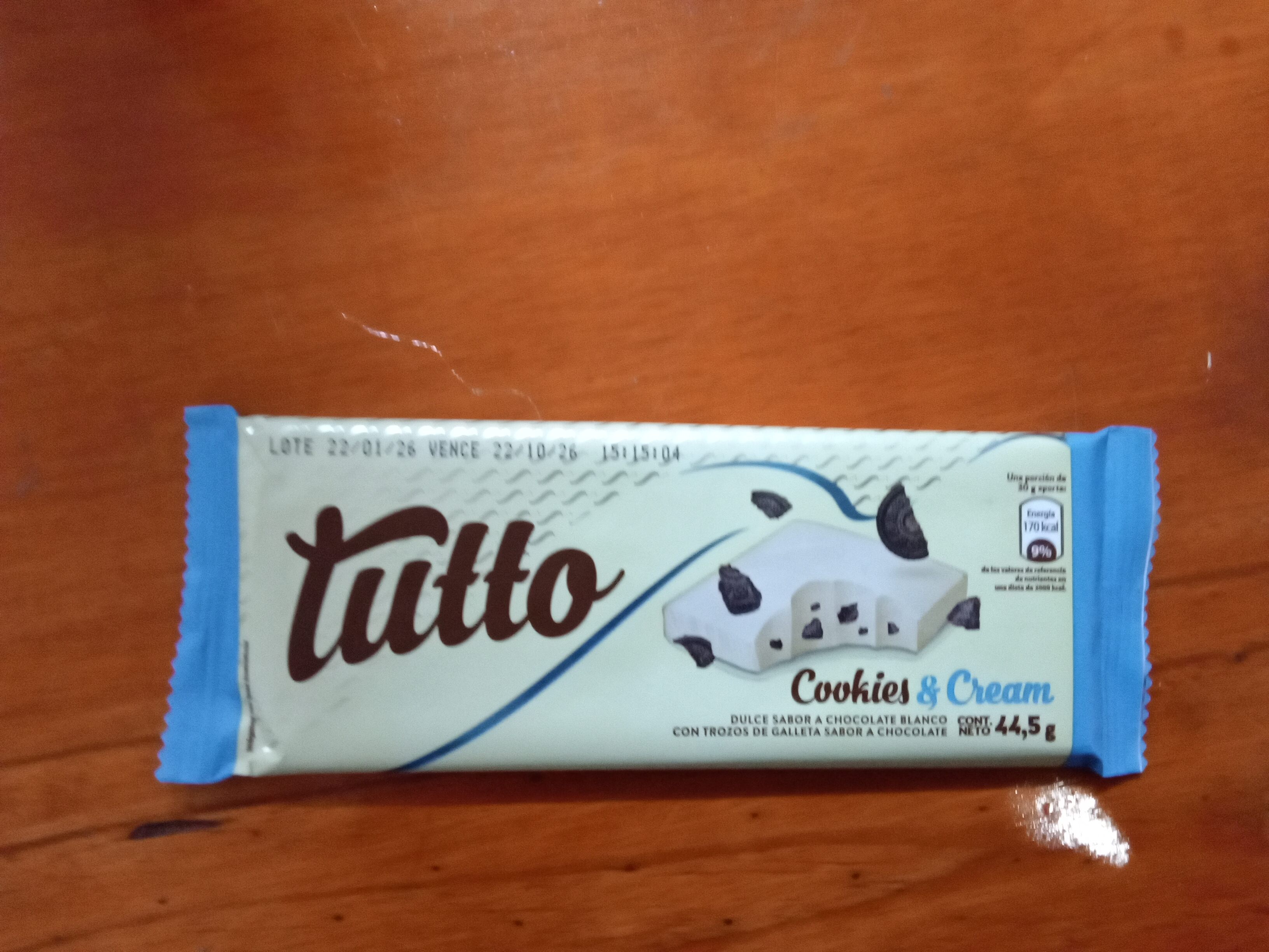 Tutto cookies y cream