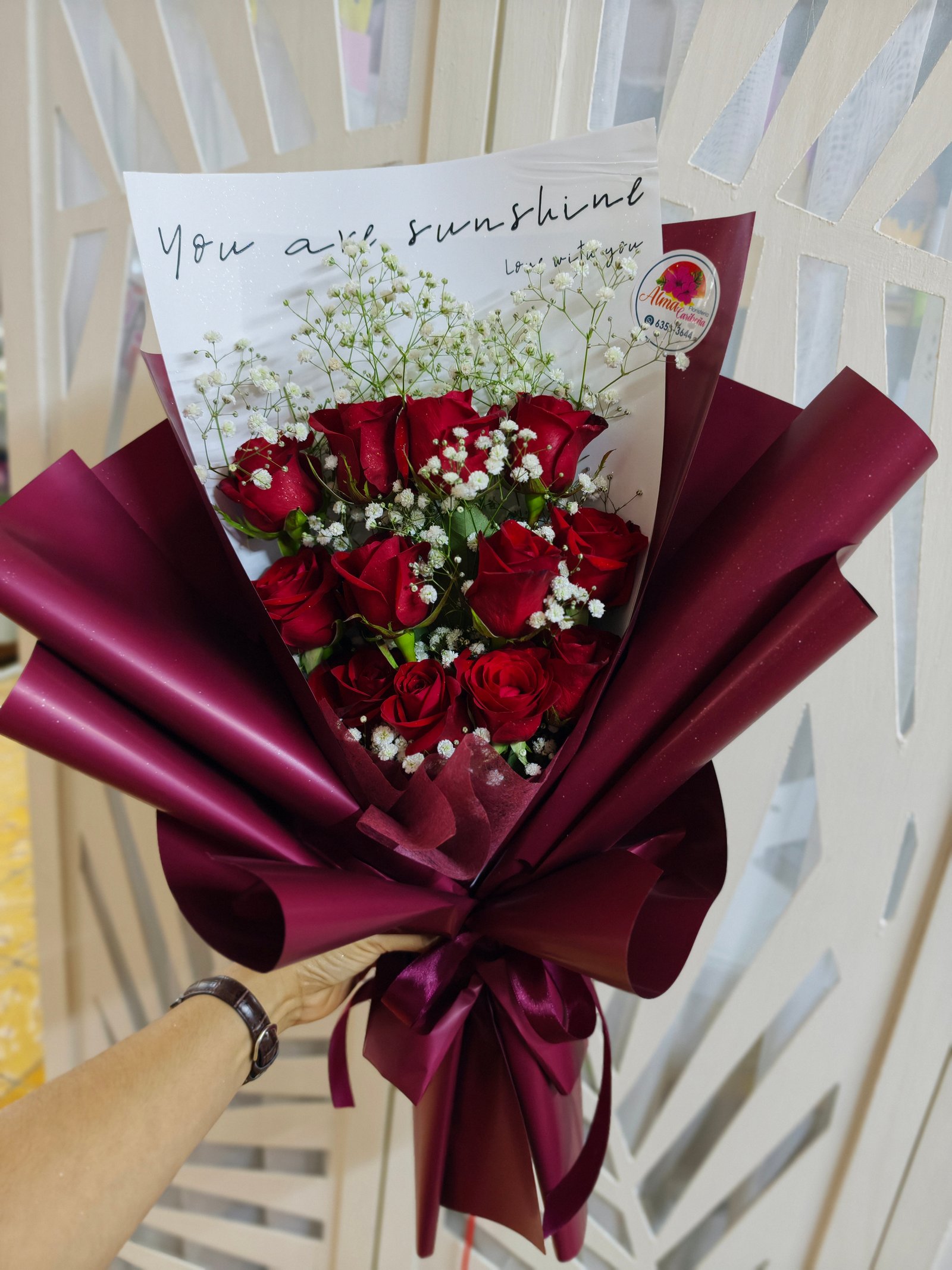 Ramo de 12 rosas